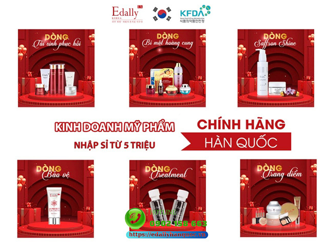 Trở thành đại lý kinh doanh Mỹ phẩm Edally EX Hàn Quốc chỉ với từ 5 triệu đồng