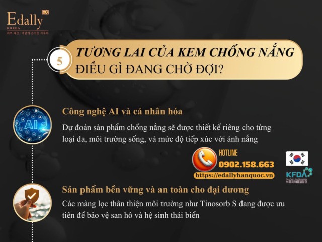 Tương lai của kem chống nắng sẽ là gì?