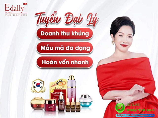 Kinh doanh Mỹ phẩm Edally EX Hàn Quốc là giải pháp bền vững, dài lâu phù hợp cho cả Spa và phòng khám da liễu