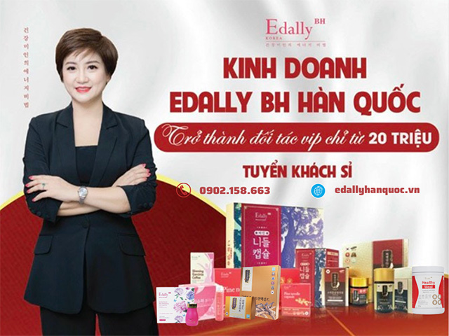 Tuyển nguồn hàng sỉ Thực phẩm chức năng Hàn Quốc Edally Beauty & Health nhập khẩu chính hãng, uy tín tại An Giang và Việt Nam