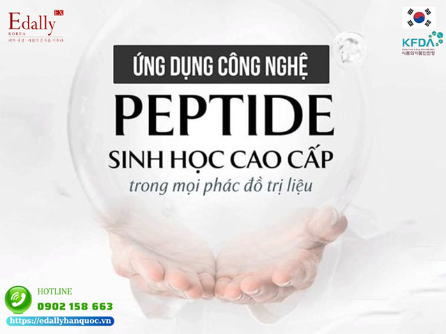 Ứng dụng công nghệ Peptide sinh học cao cấp trong mọi phác đồ điều trị da