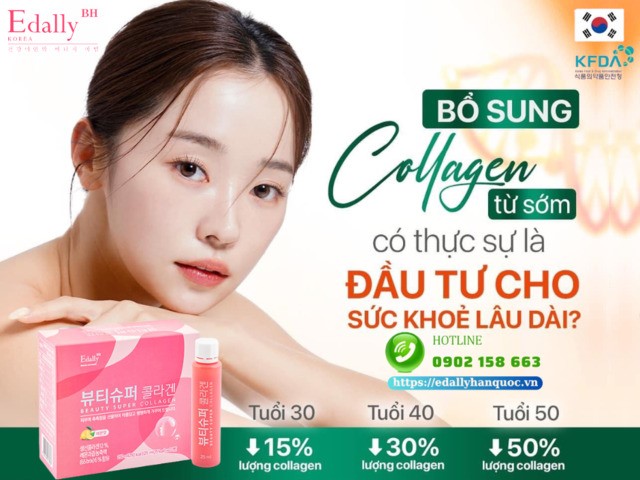 Uống bổ sung collagen từ sớm có thực sự là đầu tư cho sức khỏe lâu dài không?