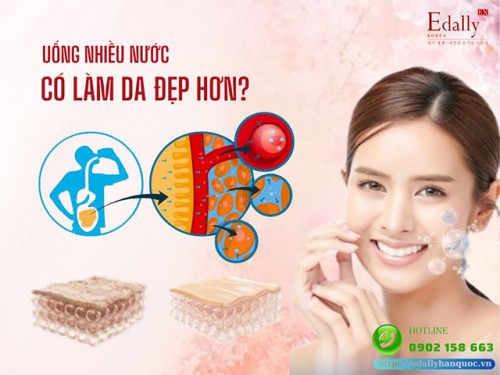 Uống Nhiều Nước Da Có Đẹp Hơn Không?