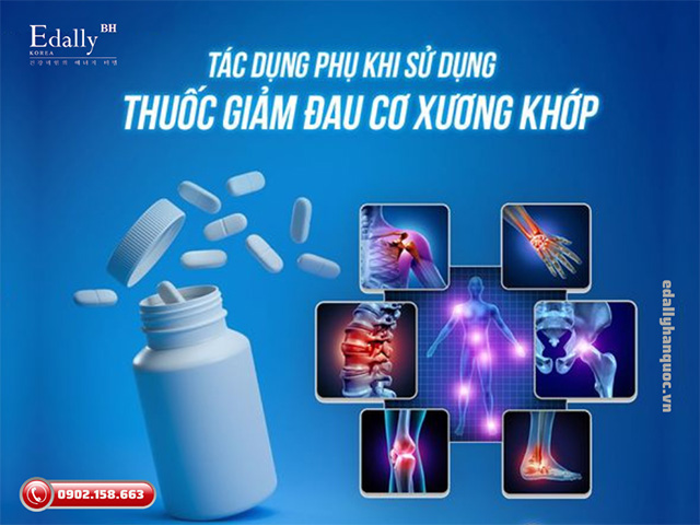 Tác dụng phụ khi sử dụng thuốc giảm đau cơ xương khớp là gì?