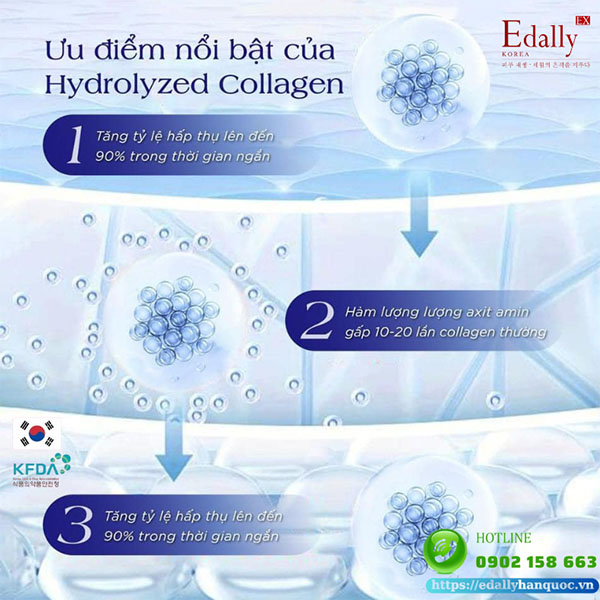 Ưu điểm nổi bật của Hydrolyzed Collagen