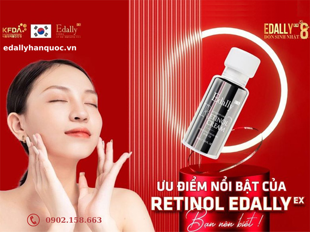 Ưu điểm nổi bật của Kem Retinol Edally EX Hàn Quốc nhập khẩu chính hãng