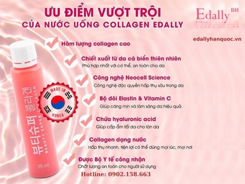Ưu Điểm Vượt Trội Của Nước Uống Collagen Edally Khiến Phụ Nữ Việt Nam Tin Dùng