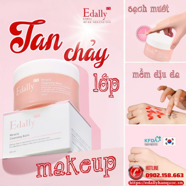 Ưu điểm vượt trội của sáp tẩy trang Edally EX Miracle Cleansing Balm