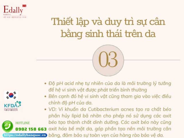 Vai trò của hệ vi sinh vật trên da giúpthiết lập và duy trì sự cân bằng sinh thái trên da