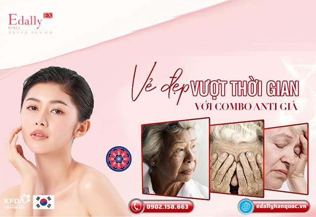 Vẻ đẹp vượt thời gian với Combo anti già Edally EX