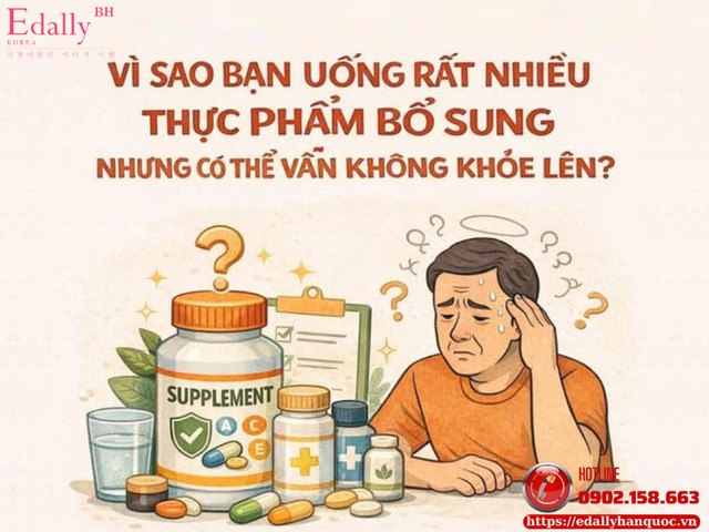 Vì sao bạn uống rất nhiều thực phẩm bổ sung nhưng cơ thể vẫn không khỏe lên?