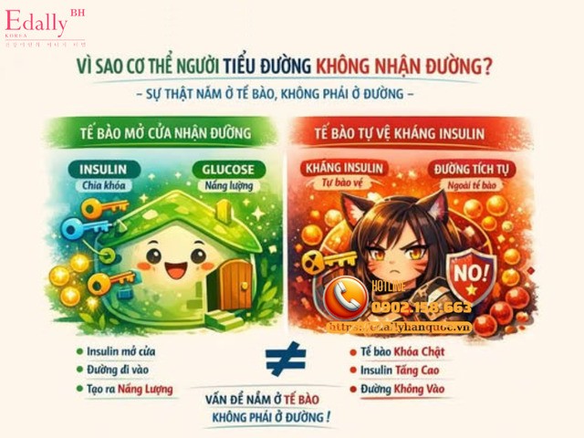 Vì sao cơ thể người bệnh tiểu đường không nhận đường?