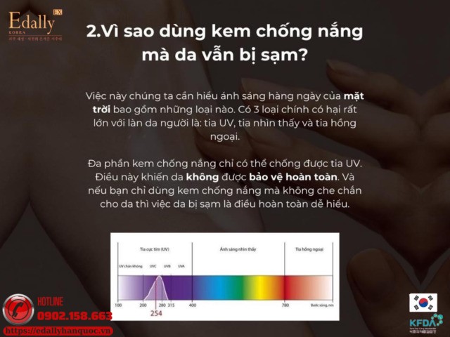 Tại sao dùng kem chống nắng mà da vẫn bị lên mụn và thâm sạm?