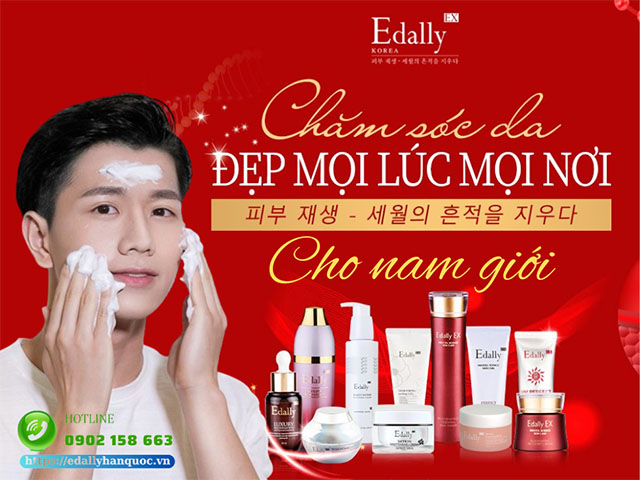 Vì sao Mỹ phẩm Edally EX không thiết kế sản phẩm skincare riêng cho nam giới?