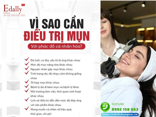 Vì sao cần điều trị mụn theo phác đồ cá nhân hóa