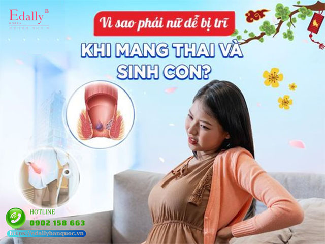 Vì sao phụ nữ dễ bị bệnh trĩ khi mang thai và sinh con?