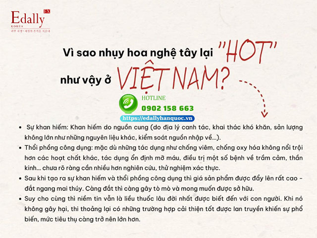 Tại sao Saffron - Nhụy hoa nghệ tây lại Hot ở Việt nam như vậy?