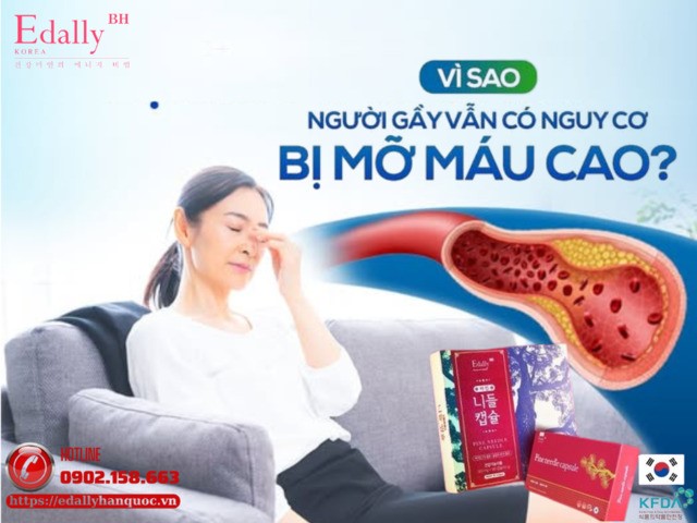 Vì sao tạng người gầy mà vẫn có nguy cơ bị mỡ máu xấu tăng cao?