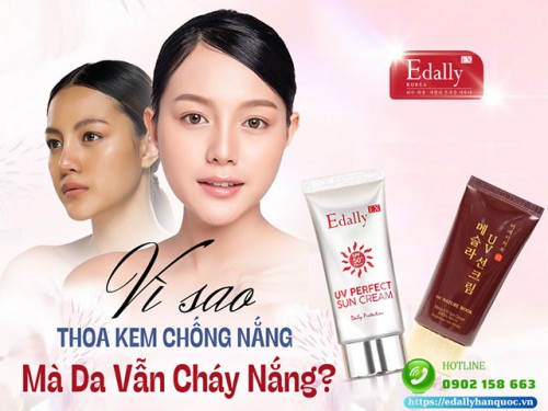 Vì Sao Thoa Kem Chống Nắng Mà Da Vẫn Cháy Nắng?