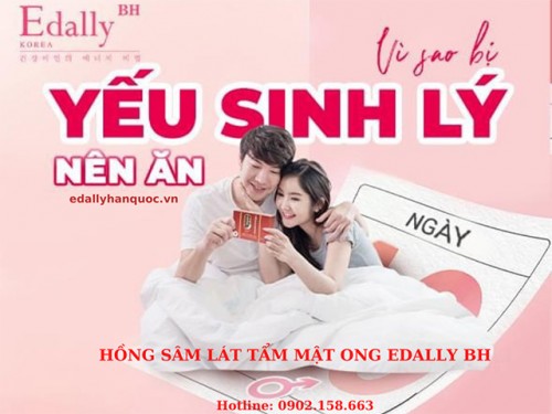 Hồng Sâm Lát Tẩm Mật Ong Edally BH - Sinh Lực Sung Mãn, Phong Độ Bền Lâu