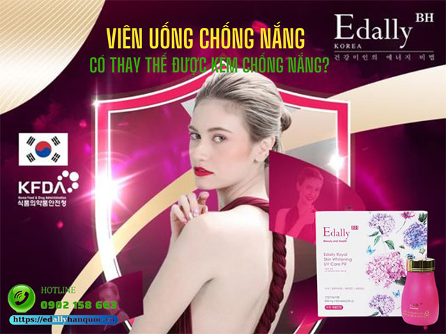 Viên uống chống nắng có thay thế được kem chống nắng không?