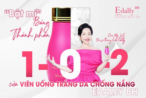 Viên Uống Trắng Da Chống Nắng Edally BH - Bí Mật Bảng Thành Phần Có 1 - 0 - 2