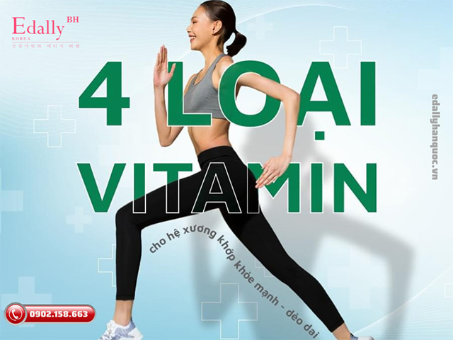 4 loại vitamin giúp hệ xương khớp khỏe mạnh, dẻo dai