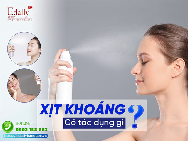 Xịt khoáng là gì và có tác dụng gì đối với làn da?