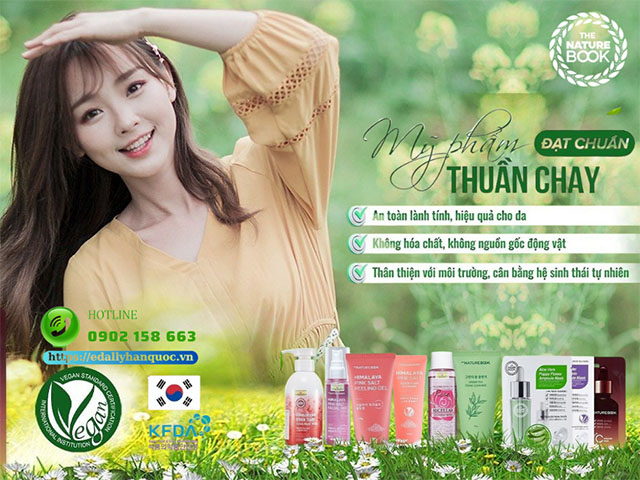 Xu hướng kinh doanh Mỹ phẩm thuần chay The Nature Book Hàn Quốc nhập khẩu chính hãng