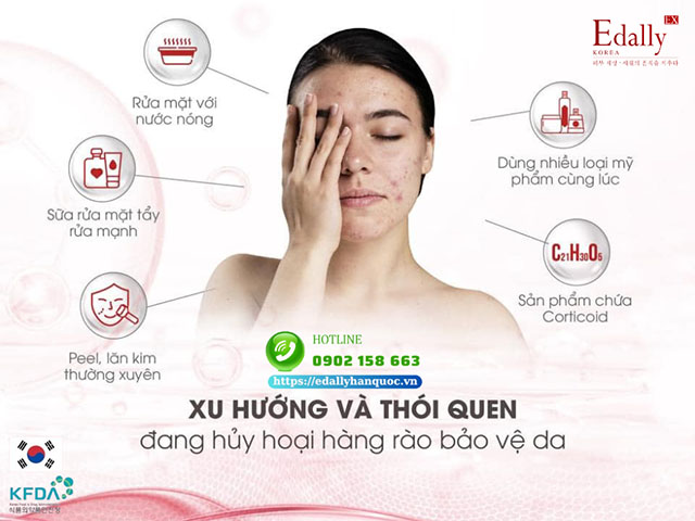 Xu hướng và thói quen đang hủy hoại hàng rào bảo vệ da mỗi ngày